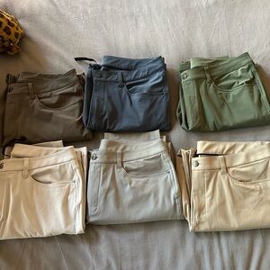 Lululemon ABC Classic Fit Pant Warpstreme 36x30 (Bundle of 6 pairs)